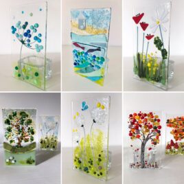 Fused Glass Tea Lights- Friday 15th March-2024 – Afternoon- Walford Mill, Wimborne, Dorset