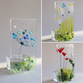 Fused Glass Tea Lights – Friday 14th March Afternoon – Forest & Cove Romsey, Hampshire.