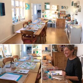 NEW DATES COMING SOON -Stained Glass- Tiffany/ Copper Foil -Workshop – Linda’s Studio Nr Cranborne Dorset.
